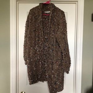 Davi&Dani popcorn confetti cardigan size large